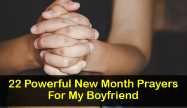 New Month Prayers For My Boyfriend