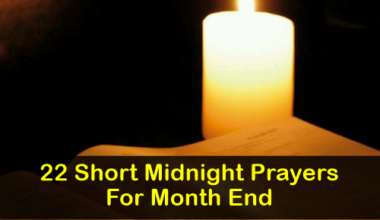 Midnight Prayers For Month End