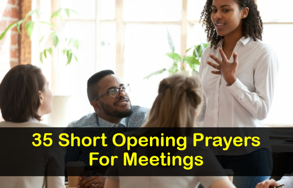 Opening Prayers For Meetings